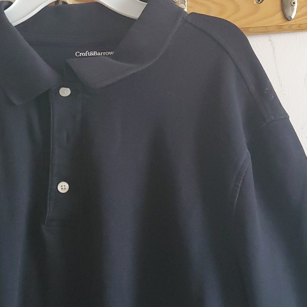 Men's Black Polo (XL) (new)